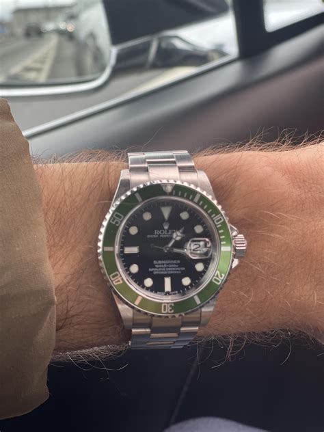 r/rolex on Reddit: A nice kermit fat four from 2003 (first 